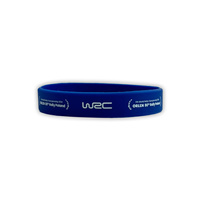 Rallye Polen WRC 2024 Silikonarmband Blau