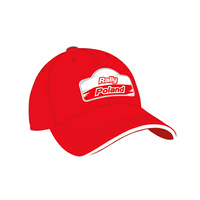 Herren Baseballmütze Logo rot Rallye Polen