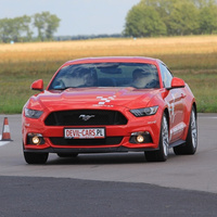 Driving behind the wheel of a Ford Mustang on the main Poznań circuit (2 laps)