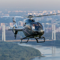 Premium helicopter sightseeing flight over Warsaw (up to 4 people)