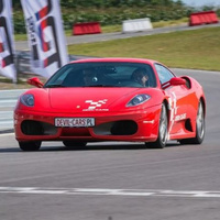 Driving behind the wheel of a Ferrari F430 on the track (1 lap)