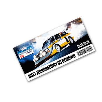 2025 Barborka Rally OS Autodrom Bemowo Single entry ticket