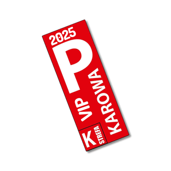 Nalepka parkingowa Parking Karowa Rajd Barbórka 2025