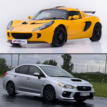 Pojedynek za kierownicą na torze Subaru vs Lotus (2/2 okrążenia)