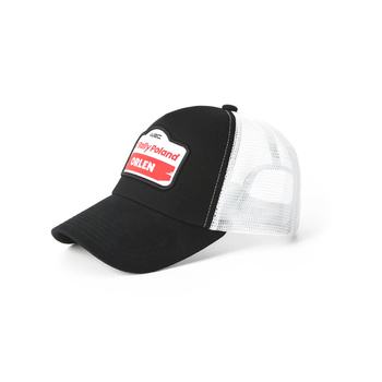 Rallye Polen WRC 2024 Baseballkappe Trucker Schwarz