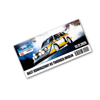 2025 Barborka Rally OS Twierdza Modlin Single entry ticket