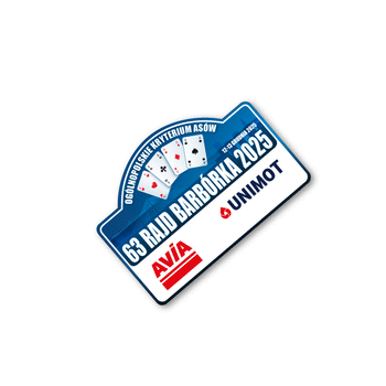 2025 Barbórka Rally conmemorative sticker small