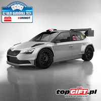 Co-drive Skoda Fabia R5 (Rally2 evo) z Adamem Sroką po torze Słomczyn